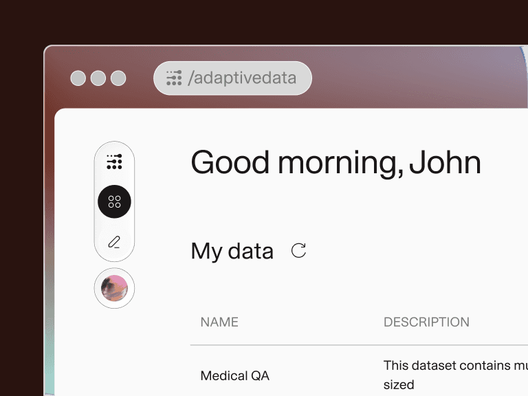 Adaptive Data: Designed for Change