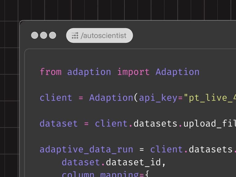 AutoScientist API: Automated Model Training
